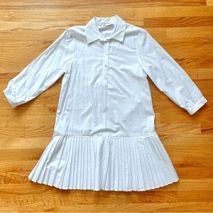 Zara Pleated Shirt Dress Size S